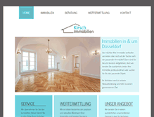 Tablet Screenshot of kirsch-immobilien.com
